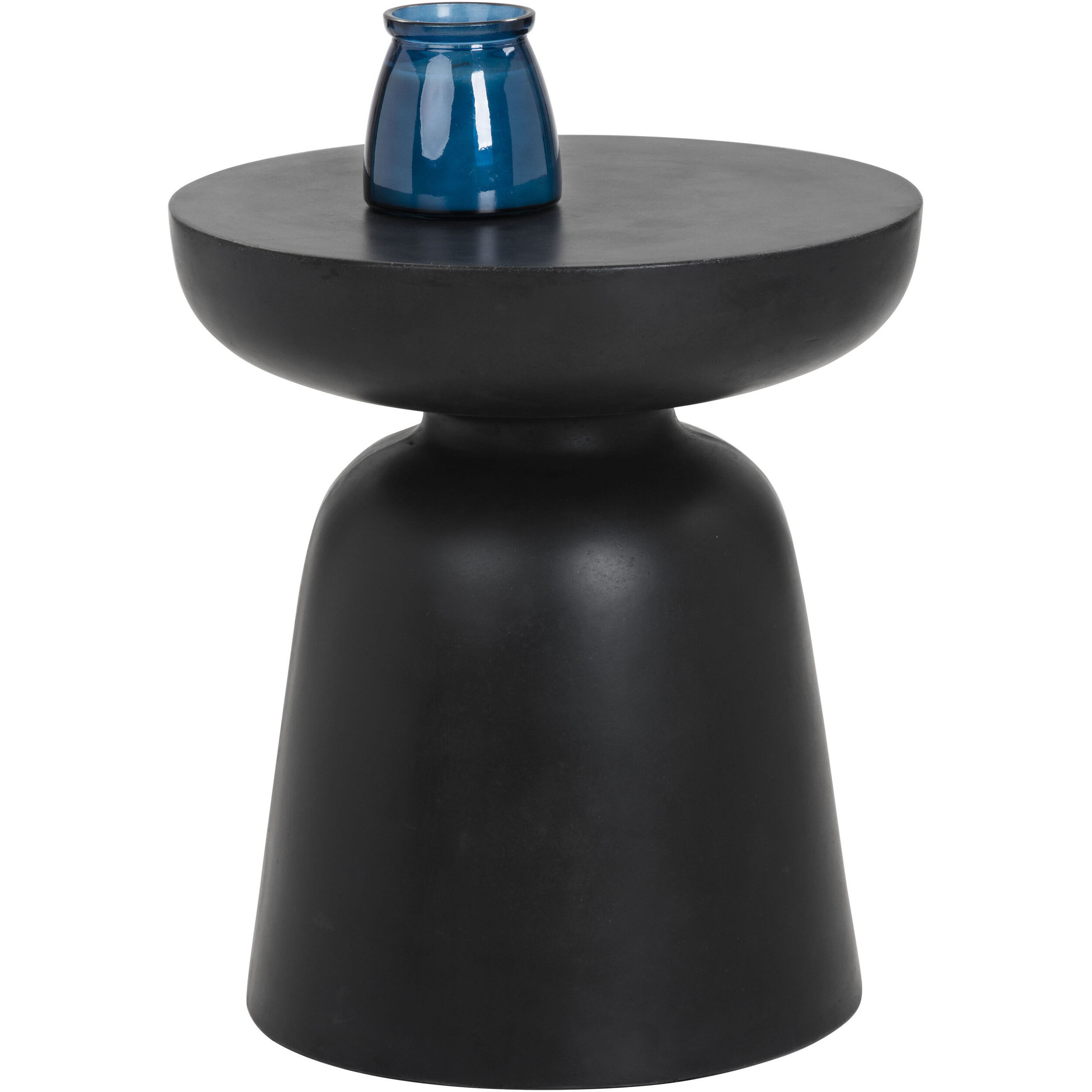 Lucida 20 X 18 inch Black Outdoor End Table